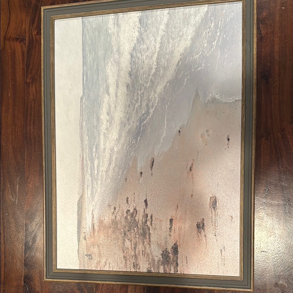Coastal Beach Wall Art in Soft Neutrals